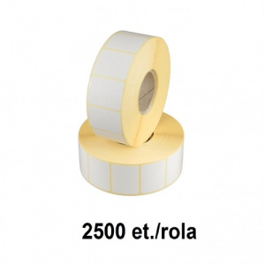 Raflatac-Budaval Role de etichete plastic 24x15mm, 2500 et./rola - 24X15X2500-PE