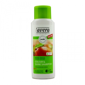 Lavera Șampon pentru Culoare si Stralucire cu Mango Organic si Avocado Organic (Pentru Par Vopsit si Șuvitat) 200ml/6.6oz