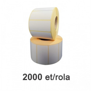 Raflatac-Budaval Role de etichete semilucioase 50x25mm, 2000 et./rola - 50X25X2000-SGP