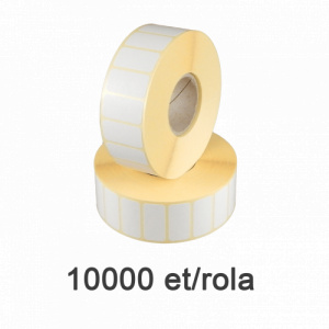 ZINTA Role etichete semilucioase 30x15mm, 10.000 et./rola - 30X15X10000-SGP