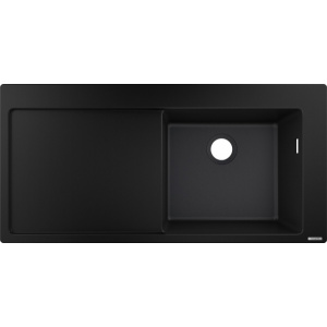 Hansgrohe S514 F450 SilicaTec 450 41.5x105x19 cm cu picurator stanga graphite black