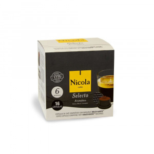 Nicola Cafes Capsule Selecto Aromatico, compatibile Dolce Gusto, 16 capsule