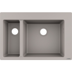 Hansgrohe S510 F635 SilicaTec 180 450 41.5x77x19 cm concrete grey