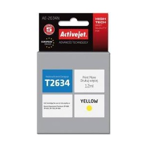 ActiveJet Cartus ac-t2634 Epson c13t26344010 12ml Galben