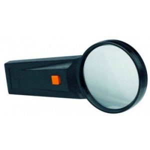 Alco Lupa D75mm, cu lumina, 4x - forma rotunda
