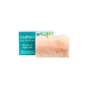 Savonia Sapun menta si argila verde 90gr