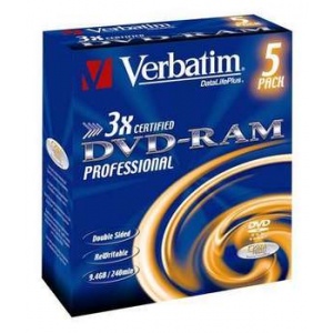 Verbatim DVD-RAM 3x, 9.4GB, Jewel Case (43493)