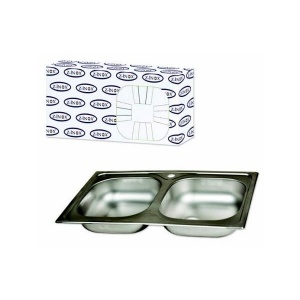 Zilan Chiuveta inox dubla ZLN 2982