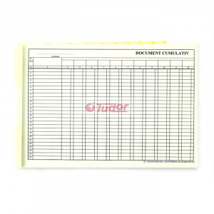 GoldPaper Document cumulativ A4 orizontala