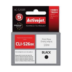 ActiveJet Cartus ac-cli-526bk Canon cli526bk 10ml Negru
