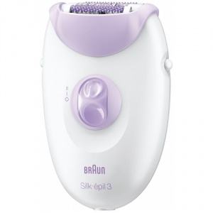 Braun Epilator 3170, Doua viteze, Sistem SoftLift, (Alb/Violet)