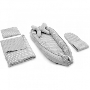 Tutumi 5 in 1 Babynest Minky TT37547 GRI/ALB BULINE