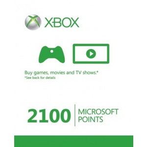 Microsoft XBOX LIVE 2100 POINTS
