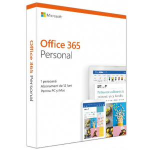 Microsoft Office 365 Personal 2019 RO, 32-bit/x64, 1 An, Medialess Retail