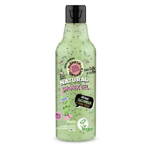 Planeta Organica Gel de Dus Skin Supergood cu Castravete si Seminte de Busuioc, 250 ml