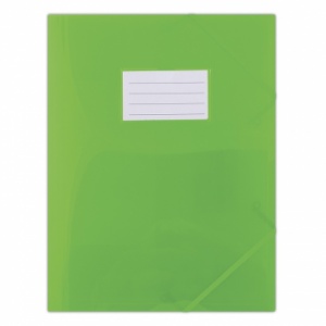Donau Mapa plastic cu elastic pe colturi verde transparent DN-8568001PL-06