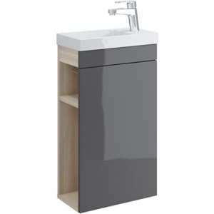 Cersanit Dulap Smart pentru lavoar Como 40cm, gri