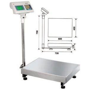 FERVI Cantar electronic 150 kg B004/150