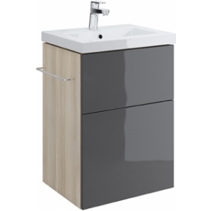 Cersanit Dulap Smart pentru lavoar Como 50cm, gri