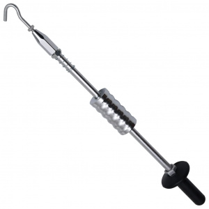 vidaXL Ciocan culisant cu cârlig, 63 cm, oțel carbon