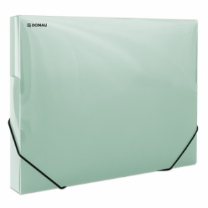 Donau Mapa din plastic cu elastic pe colturi verde transparent DN-8545001PL-06