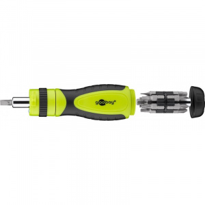 Goobay Surubelnita cu clichet, 12 varfuri interschimbabile TOOL-KIT-SD14-GBAY