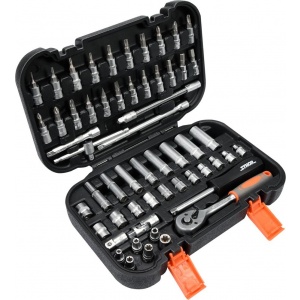 Sthor Trusa tubulare 1/4'', 56 buc 58643