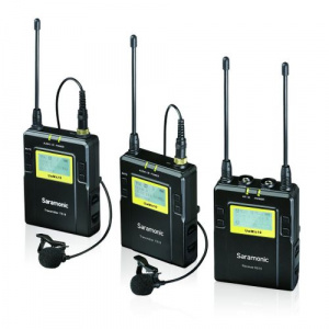 Saramonic UwMic9 (TX9 +TX9 +RX9) - Kit Lavaliera XLR+ jack
