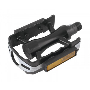 Force Pedale Bicicleta, 610, Aluminiu, Negre
