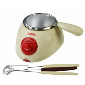 JOCCA Aparat pentru topit ciocolata, 15 x 19 cm, 15 W, Bej