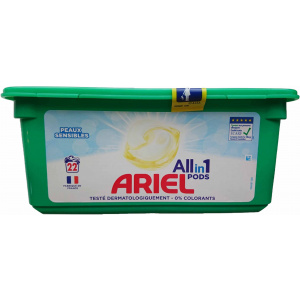 Ariel Detergent de rufe Allin1 Pods 22buc Sensitive