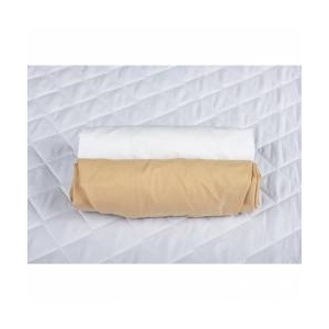 BabyNeeds Cearceaf 120x 60 cm cappucino+alb
