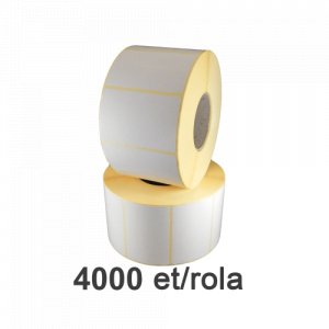 ZINTA Role etichete semilucioase 75x41mm, 4000 et./rola - 75X41X4000-SGP