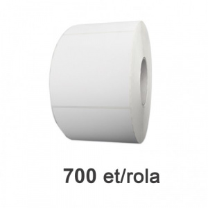 ZINTA Role etichete de plastic albe 100x100mm, 700 et./rola - 100X100X700-PE