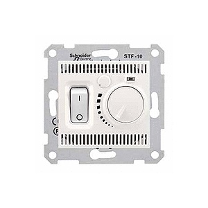 Schneider Electric Sedna - floor thermostat - 10A without frame cream SDN6000323