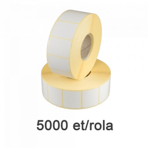 ZINTA Role etichete semilucioase 89x23mm, 5000 et./rola - 89X23X5000-SGP