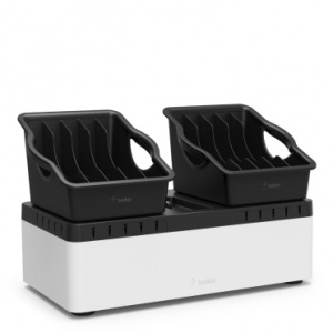 Belkin Multi-charging station with storage space and portable containers B2B140vf