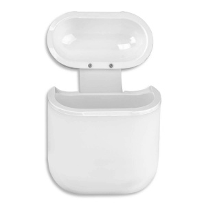 4smarts Carcasa cu incarcare wireless pentru Apple AirPods / AirPods 2 White 4S462775