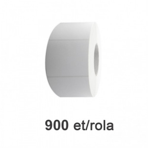 ZINTA Role etichete de plastic albe 102x76mm, PP, 900 et./rola - 102X76X900-PP