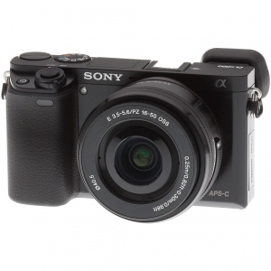 Sony Alpha 6000 Black Kit SELP1650 ILCE6000LB.CEC