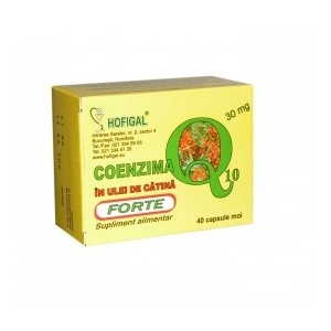 Hofigal Coenzima Q10 in ulei de catina 30 mg (capsule moi)