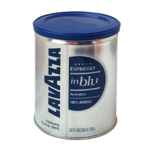 Lavazza Cafea macinata in cutie metalica inBlu Aromatico 250g