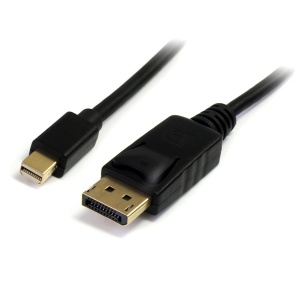 StarTech.com 6 ft Mini DisplayPort to DisplayPort 1.2 Adapter Cable M/M - 4k MDP2DPMM6