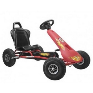 Ferbedo Kart cu pedale Air Racer Rosu