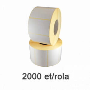 ZINTA Role etichete semilucioase 100x60mm, 2000 et./rola - 100X60X2000-SGP