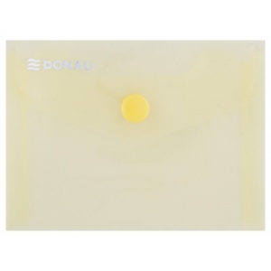 Donau Mapa PP A7 landscape, capsa, 10/set - galben transparent