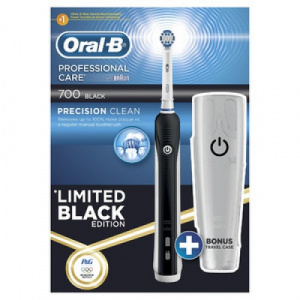 Braun Periuta de dinti electrica OralB Professional Care 700 Black + Travel Case
