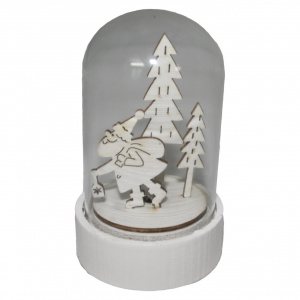 Strend Pro Decoratiune luminoasa Mos Craciun Woodeco 76041