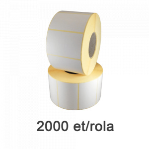 ZINTA Role etichete semilucioase 104x81mm, 2000 et./rola - 104X81X2000-SGP