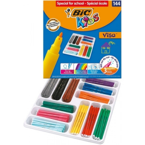 BIC Carioci lavabile Kids Visa 144 buc/set 8878381